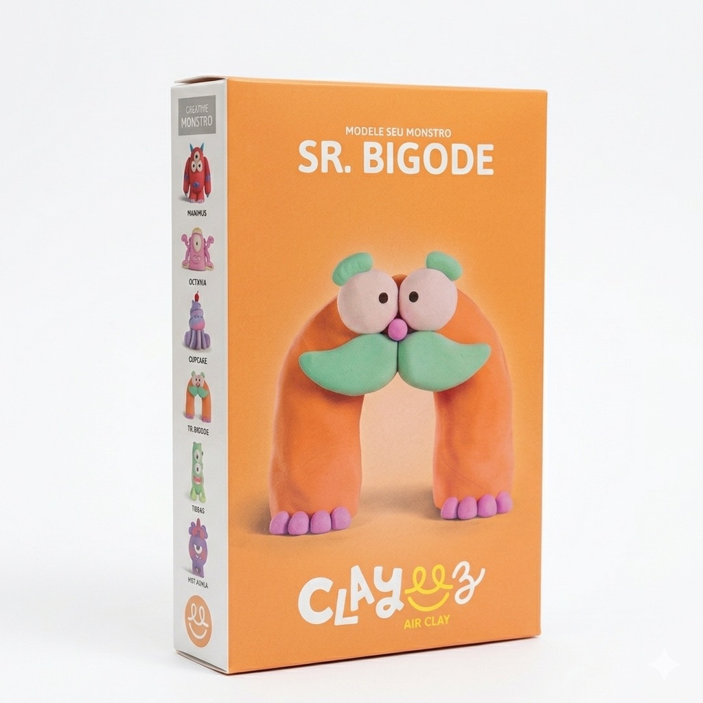 Modele seu monstro - Sr. Bigode