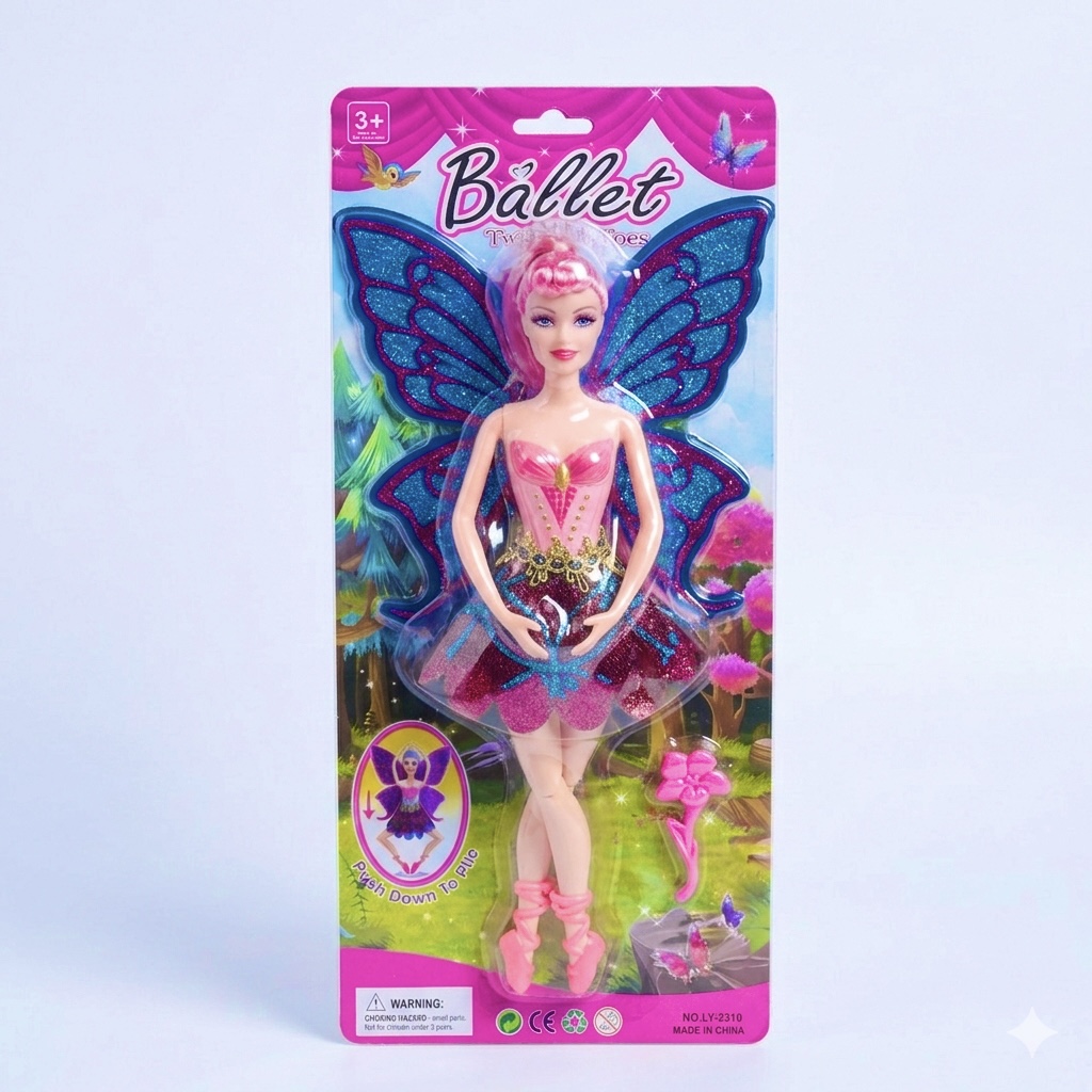 Boneca Ballet com asa 