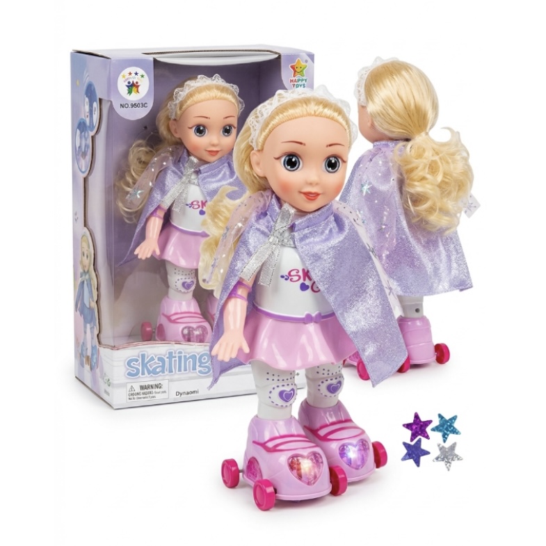 Boneca c/ patins - a pilha 